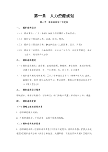 人力资源框架图（DOC37页）