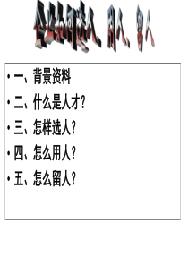 企业人力资源管理概述（PPT61页)