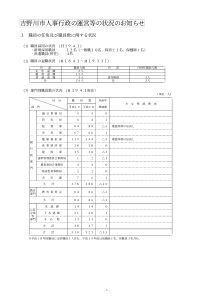 吉野川市人事行政运営等状况知