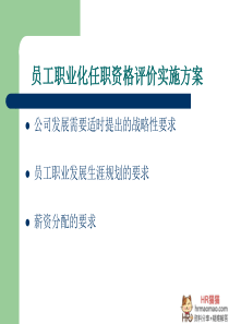 员工职业化任职资格评价实施方案-HR猫猫