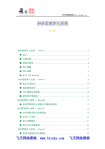 知识管理导入实例32027129