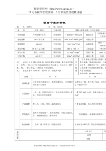 合肥市房地产项目个案分析表