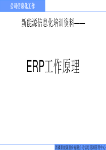 ERP工作原理（PPT200页）