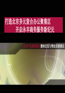 世联_北京永丰产业基地项目整体定位与物业发展建议_145PPT