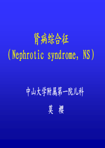 肾病综合征（Nephroticsyndrome，NS）