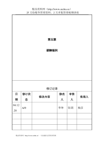 VANKE-HR-D004薪酬福利