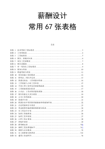 102_(经典必备)薪酬设计常用67张表格