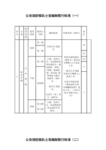 公安消防部队士官编制暂行标准