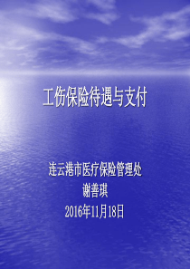 工伤保险待遇与支付161118