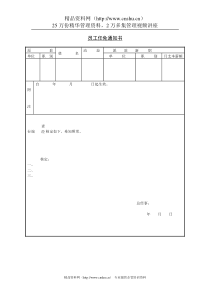 6 员工任免通知书