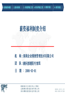 某公司薪资福利制度介绍(PPT)