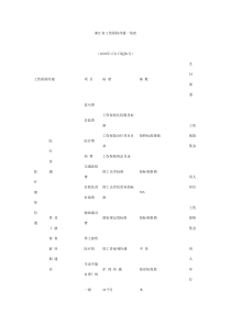 浙江省工伤保险待遇一览表