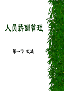 人员薪酬管理（PPT 19页）