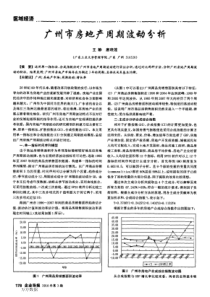 广州市房地产周期波动分析