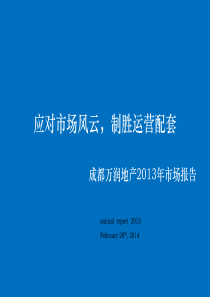 成都市XXXX年房地产市场年报