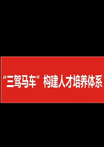 “三驾马车”构建企业人才培养体系