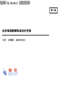 和君白沙专案薪酬方案(ppt61)