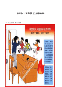 消防安全宣传画(9)高等院校火灾隐患和消防知识图片系