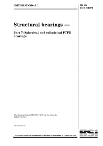 BS EN 1337-7-2001 Structural bearings Ð Part 7 Sph