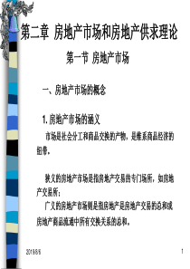 房地产市场与房地产供求理论