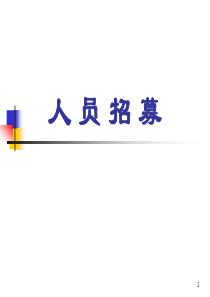 人员招募（PPT31页）