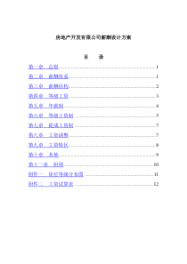 某房地产公司薪酬设计方案