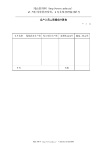 生产人员工资提成计算(1)