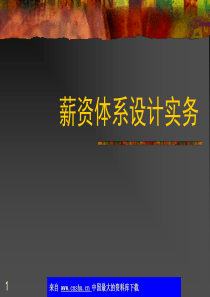 薪资体系设计实务(ppt 58)