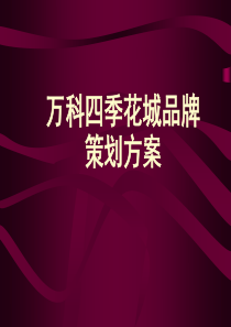 万科四季花城策划方案（PPT51页)