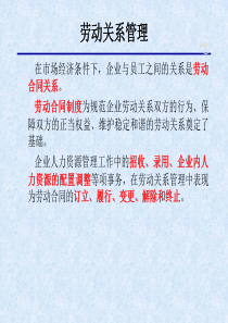 劳动关系管理（PPT46页）