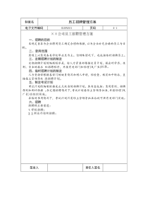 国际化企业通用管理文案(15)员工招聘管理方案