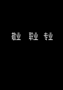 敬业_专业_职业（PPT44页)