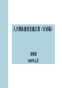 某集团公司人才梯队建设操作方案1244597211