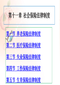 第十一章劳动法与社会保障法