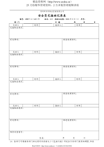 7.5.1-A01-F1安全员交接班记录表