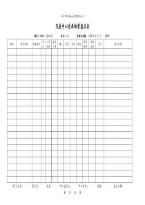 VKWY6.3-Q01-F8汽美中心仓库物资盘点表