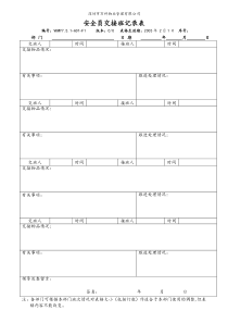 7.5.1-A01-F1 安全员交接班记录表