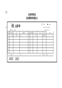 仓库管理系统表格Excel模板(1)