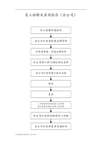 20-员工招聘及录用程序