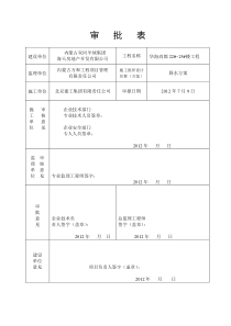 安全方案审批表