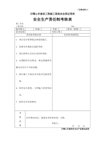 所有安全资料表格