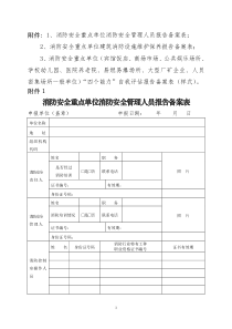 消防安全重点单位四个能力自我评估报告备案表（DOC34页）