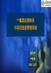 重庆某上市地产集团运营系统方案