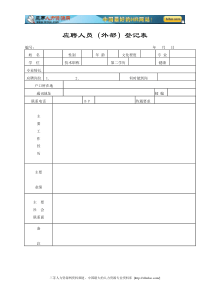 全套行政表格合集(52个)