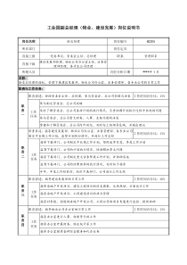 工业园副总经理（物业、建设发展）岗位说明书