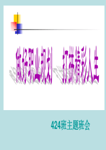 做好职业规划打拼精彩人生424