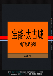 深圳房地产宝能太古城项目营销推广思路总纲_248P_都市