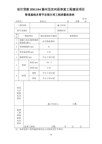 分项工程现场检查表(共43页)