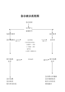 急诊就诊流程图