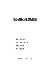 大学生的职业规划